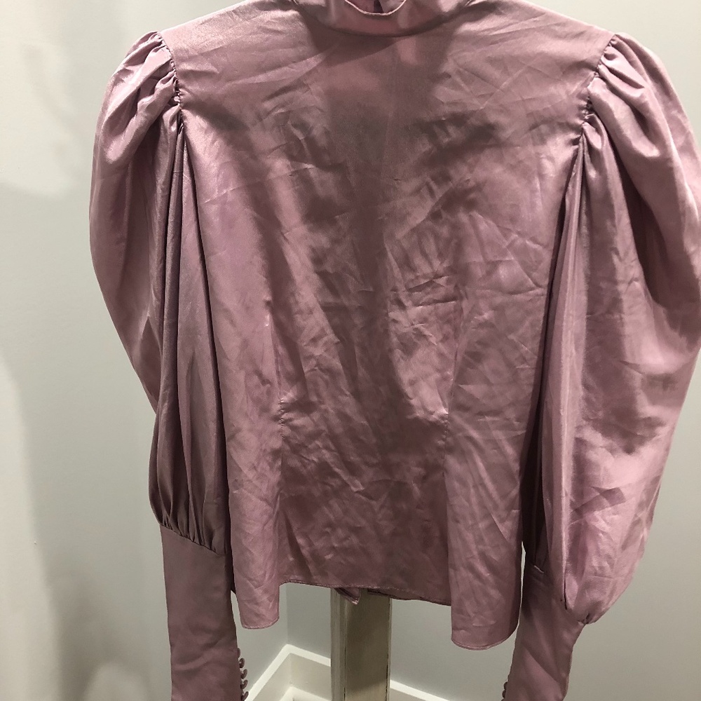 Vintage FBE Lavender Long Sleeve Blouse